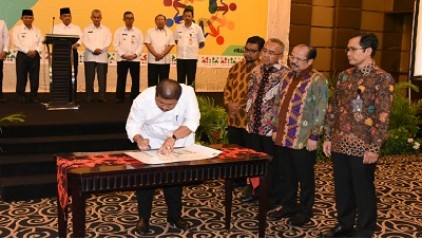  Bupati Bengkalis Dukung Deklarasi Anti Gratifikasi